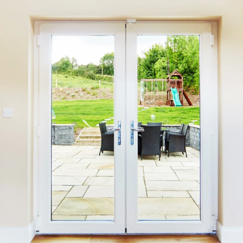 Energy saving UPVC biparting vertical hinged Casement doors