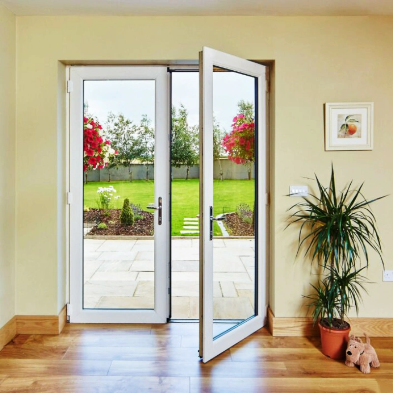 Energy saving UPVC biparting vertical hinged Casement doors - Image 2