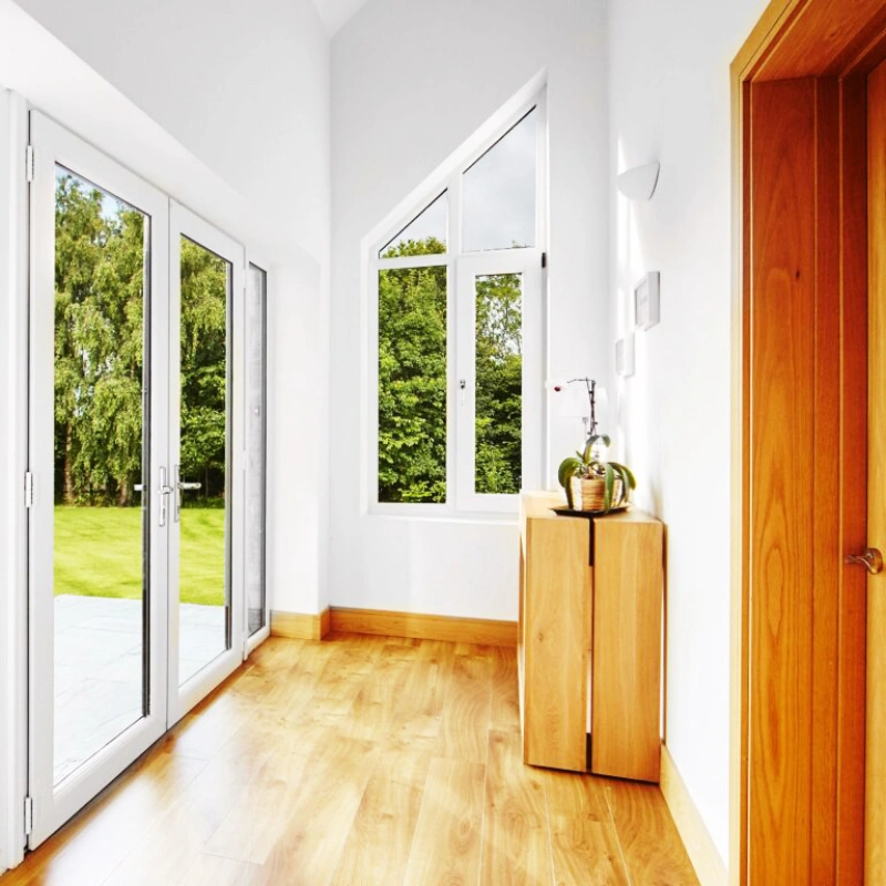 Energy saving UPVC biparting vertical hinged Casement doors - Image 4