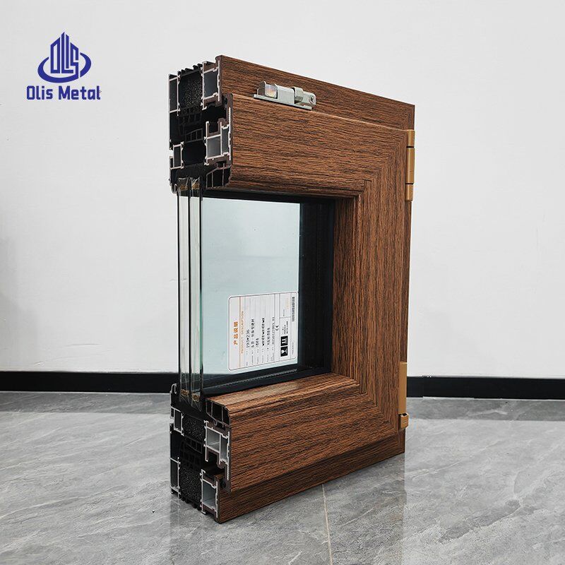 Superior Low-Energy Aluminum-Plastic Co-Extrusion Casement Window | Wood-Grain Finish | EPDM Seals