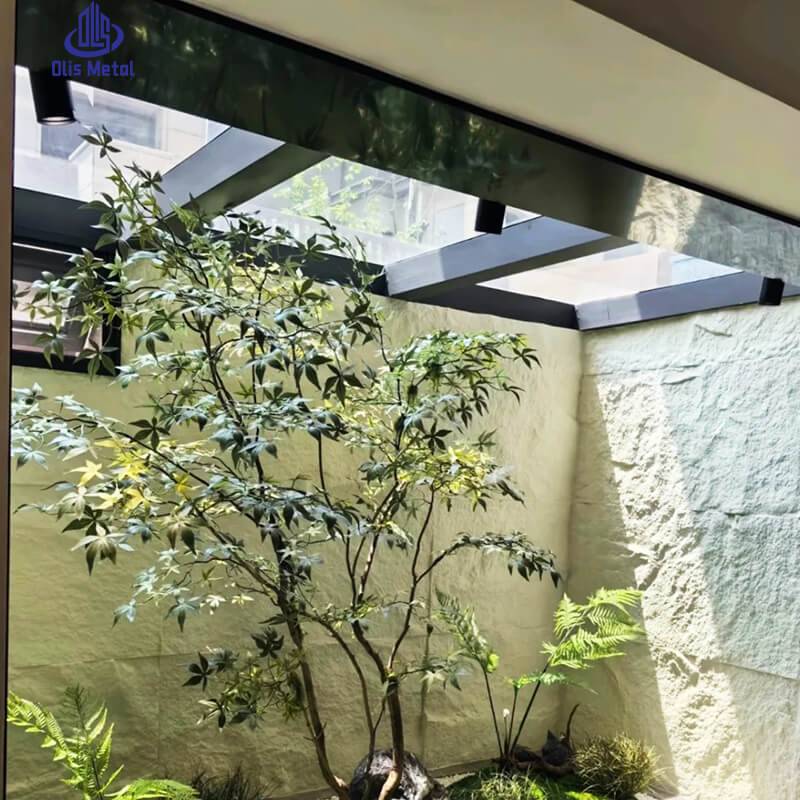 New Aluminum Electric Basement Skylight window | Automatic Rain Closure - Image 4