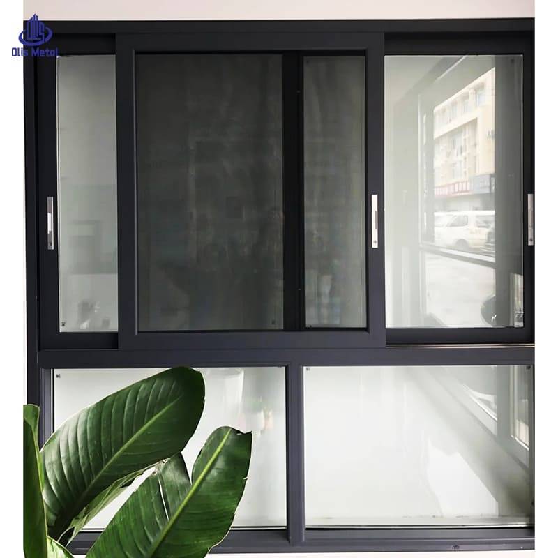 Aluminum Sliding Window with Integrated Insect Screen | Premium Weatherproof Glazing for Residential Construction Projects