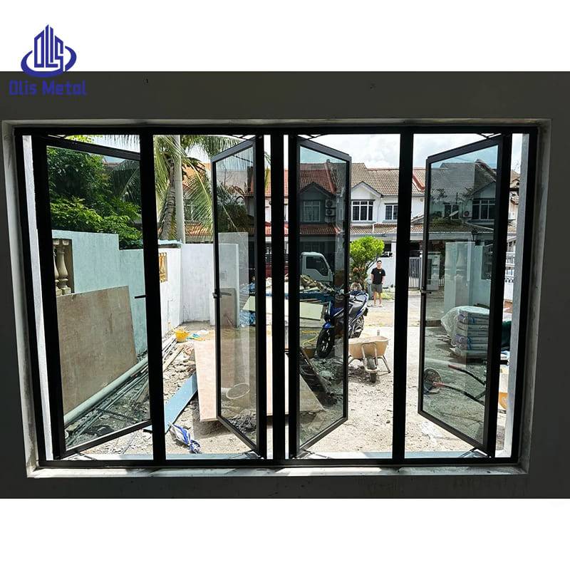 Multi-Sash Aluminum Casement Window | Premium Windproof Energy-Saving Double Glazing for Villa Facades - Image 3