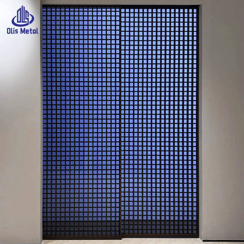 Hidden Grid Aluminum Glass Sliding Partition Door | Premium Soundproof Space Divider for Villa Interiors - Image 3