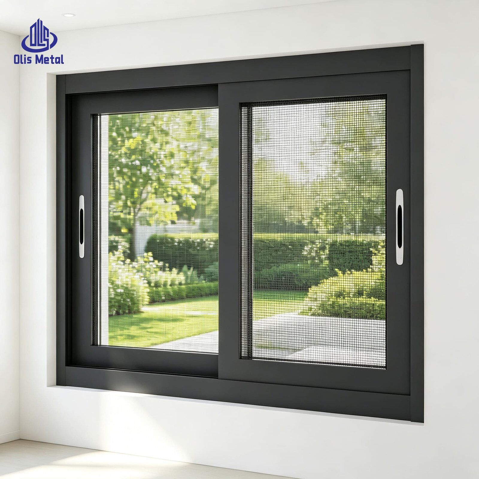Precision-Engineered Dual Sash Sliding Window | Energy-Saving Aluminum Glass for Residential Renovations - Image 3