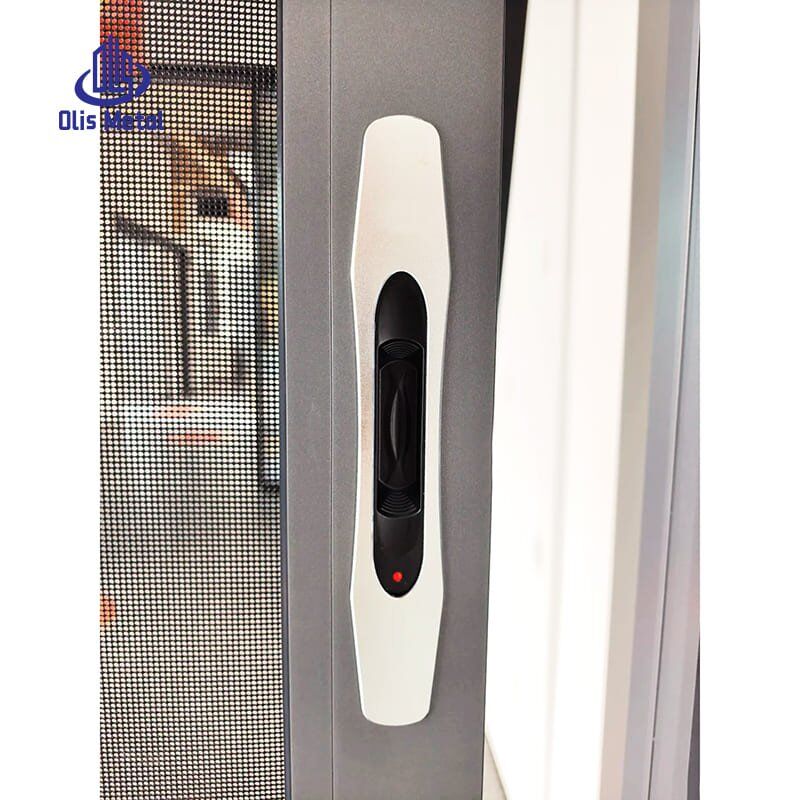 Silver Gray Thermal Insulated Aluminum Screen Sliding Door | Superior Soundproof Energy-Saving System for Residential Construction - Image 2