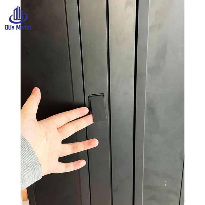 Aluminum Grille Sliding Partition Door | Premium Minimalist Space Divider for High-End Residential Projects - Image 4