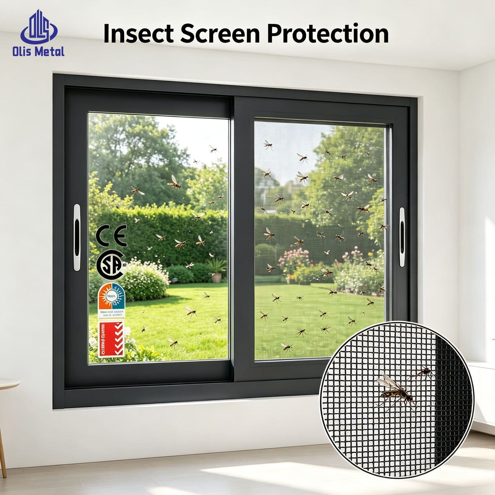 Precision-Engineered Dual Sash Sliding Window | Energy-Saving Aluminum Glass for Residential Renovations - Image 2