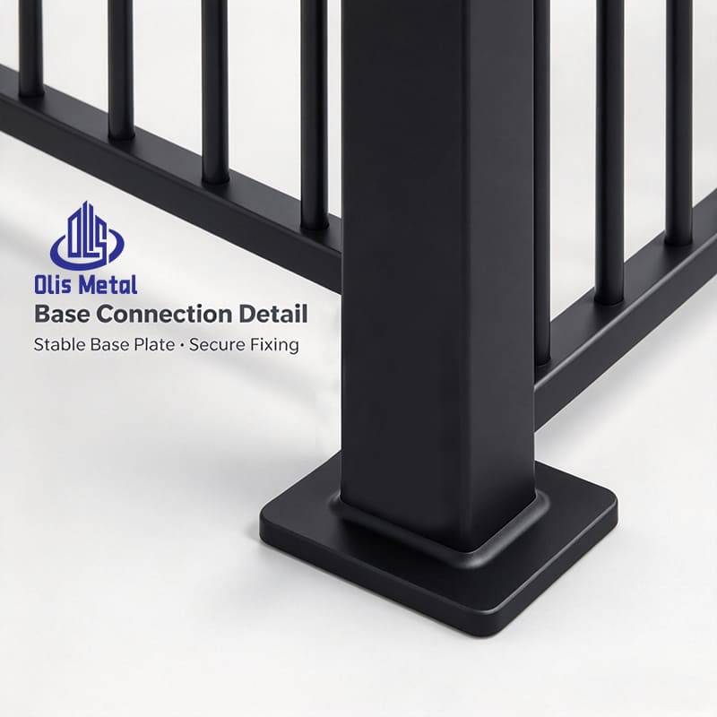 Premium Black Aluminum Balcony Balustrade for Villa Apartment Safe easy to install Railing handrails - Image 4
