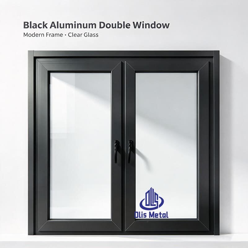 High Performance Aluminium Casement Window for Thermal Insulation and Sound Control Aluminum Double Glazing Windows