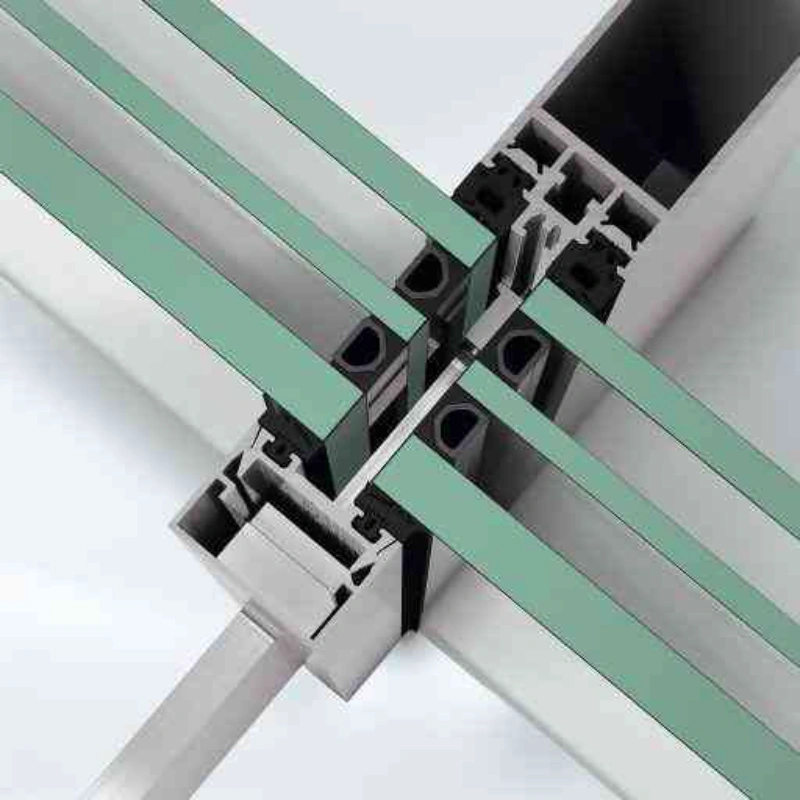 Triple-Glazed Tempered High-Strength Curtain Wall | Remarkable Energy-Efficient Facade - Image 3