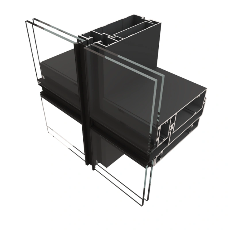 Stable Structural Exterior Glass Curtain Wall System | Excellent Trusted Facade Choice