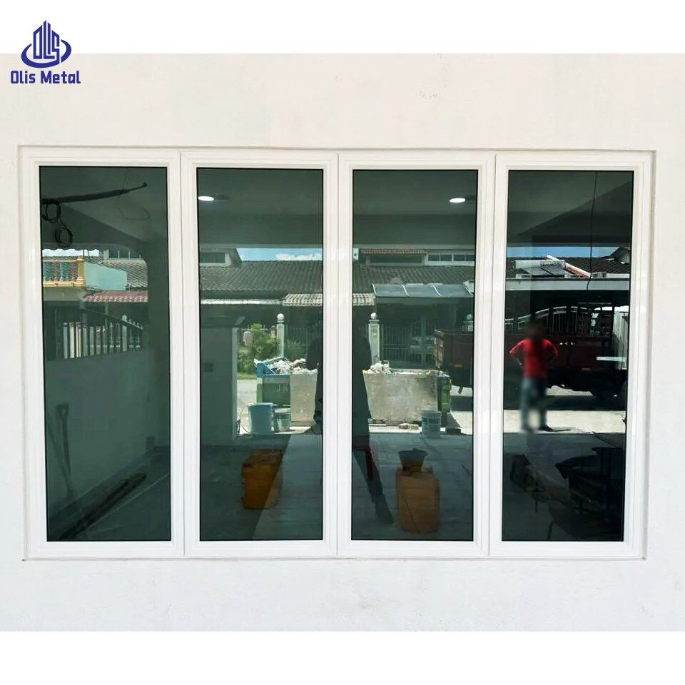 Impact Resistant Energy Efficient Double Glazed Aluminum 4-Panel Outward Casement Windows - Image 2