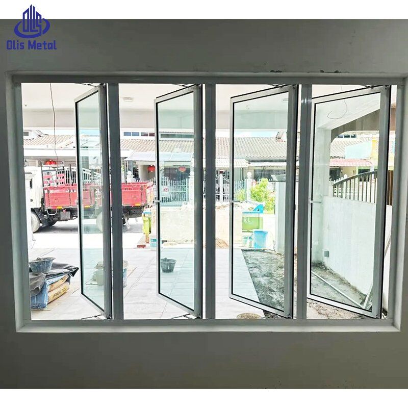 Impact Resistant Energy Efficient Double Glazed Aluminum 4-Panel Outward Casement Windows - Image 4
