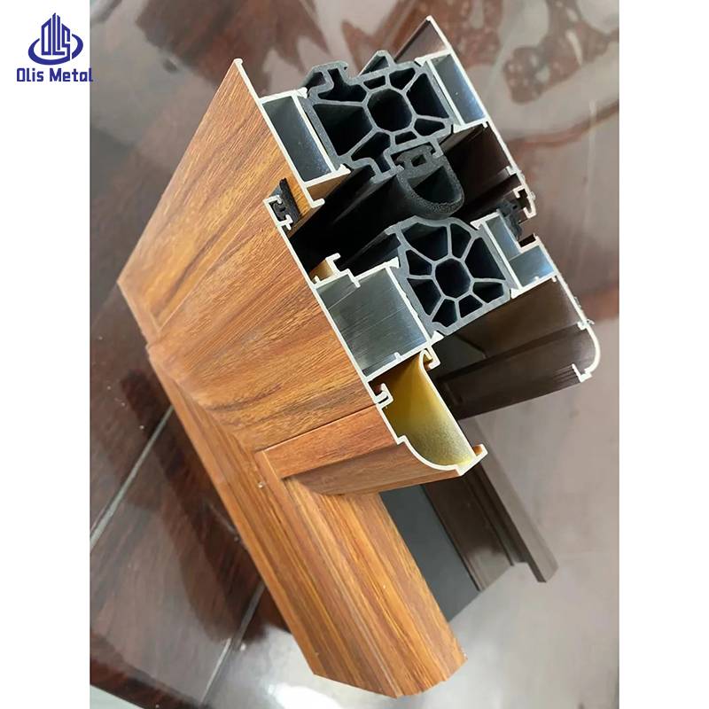 Thermal Insulated Wood Grain Aluminum Double Glazed Tilt Turn Window Casement Windows - Image 5