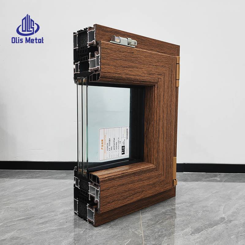 Superior Low-Energy Aluminum-Plastic Co-Extrusion Casement Window | Wood-Grain Finish | EPDM Seals