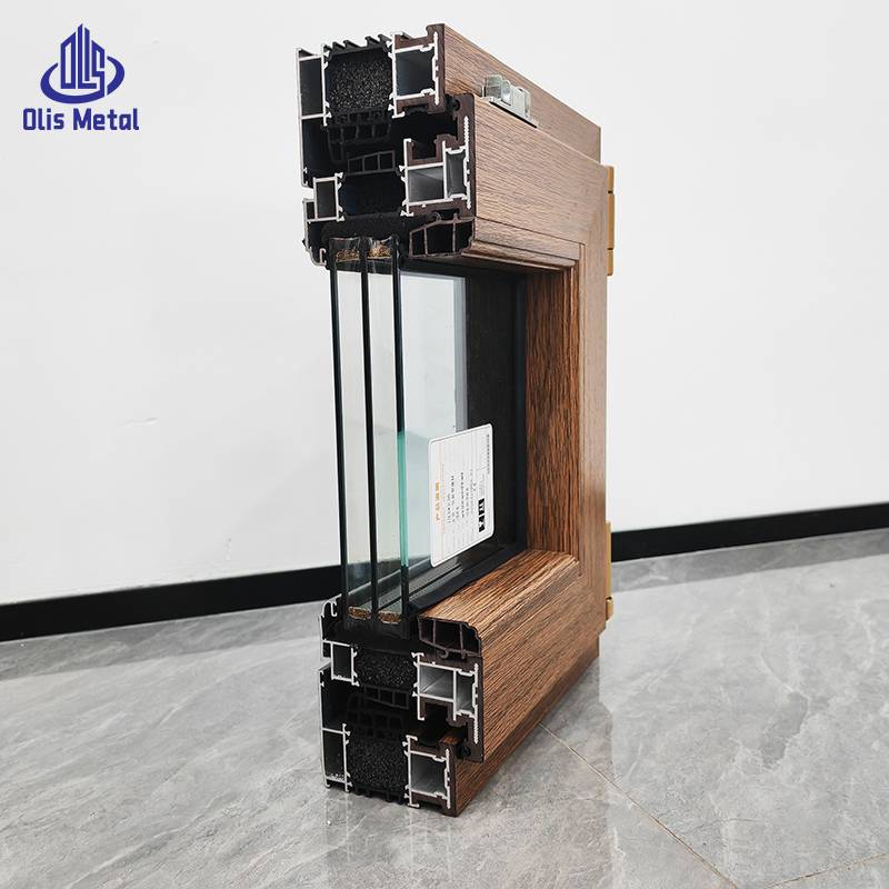 Superior Low-Energy Aluminum-Plastic Co-Extrusion Casement Window | Wood-Grain Finish | EPDM Seals - Image 2