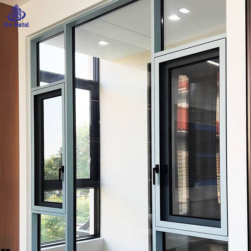 Olis Matte Light Gray Hurricane Resistant Aluminum Casement Window Factory Direct - Image 2