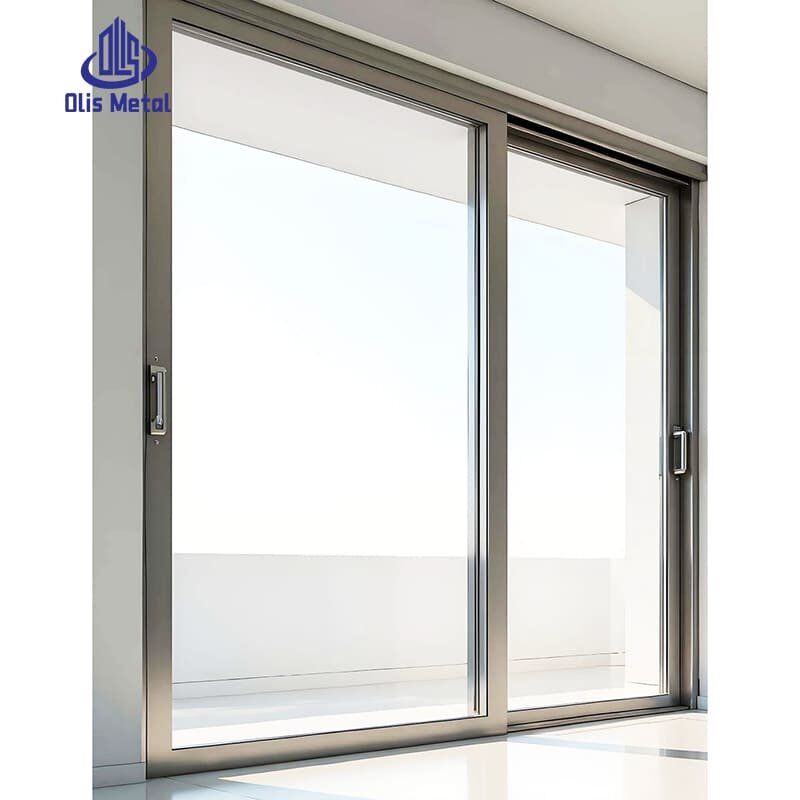 Black Aluminum 2-Panel Double Sliding Clear Glass Door | Premium Heavy-Duty Patio Access for Residential - Image 6